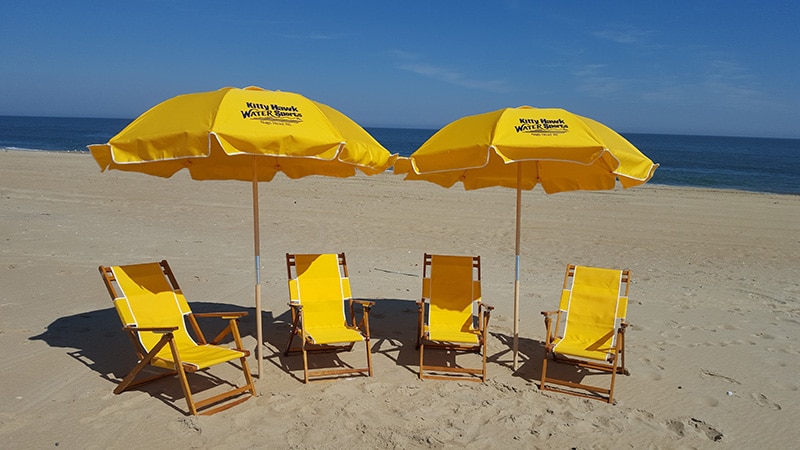 Yellow Beach Chairs