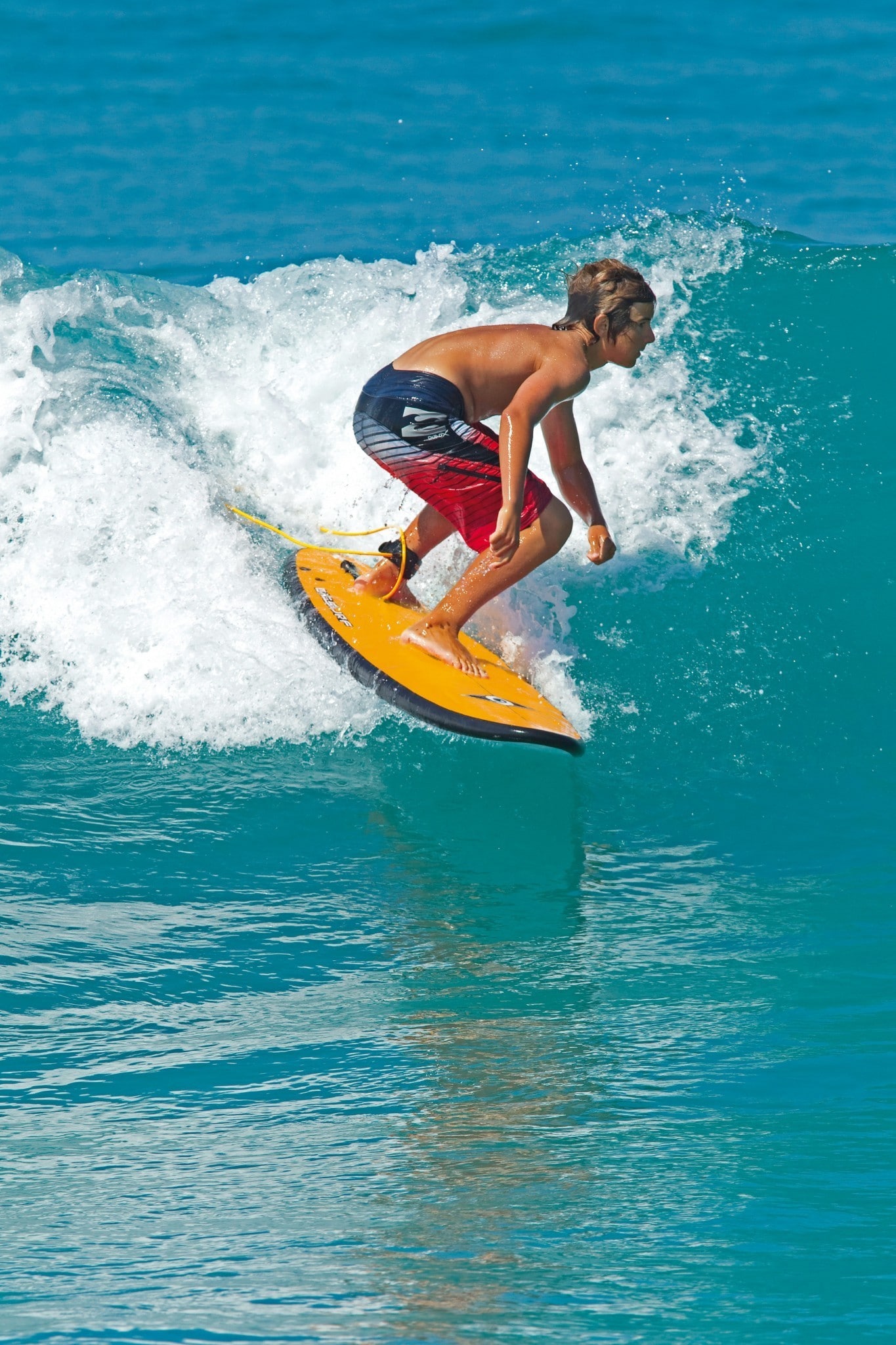 Kid on a Surfboard